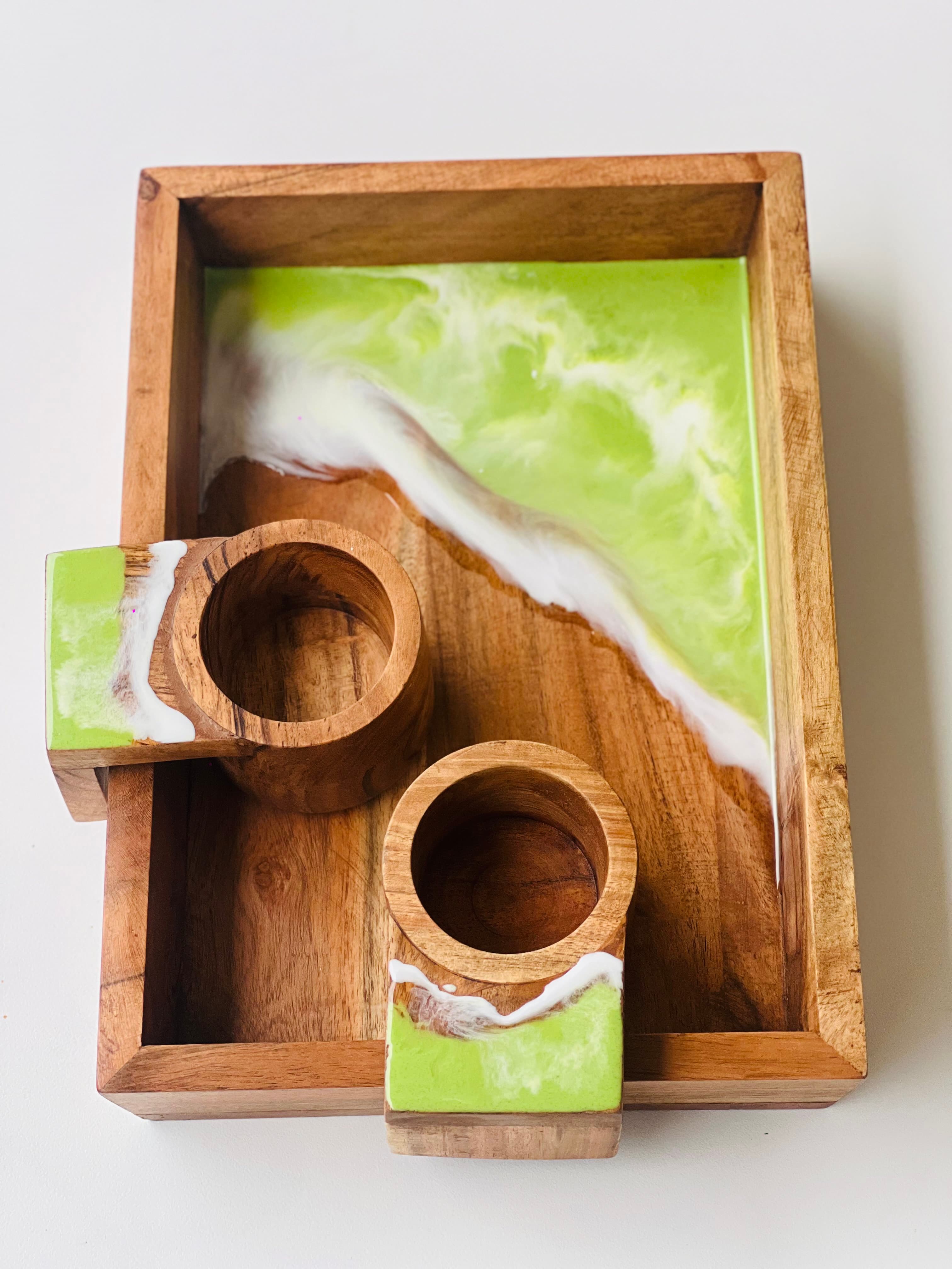 Matcha Wave Chip & Dip Bowl